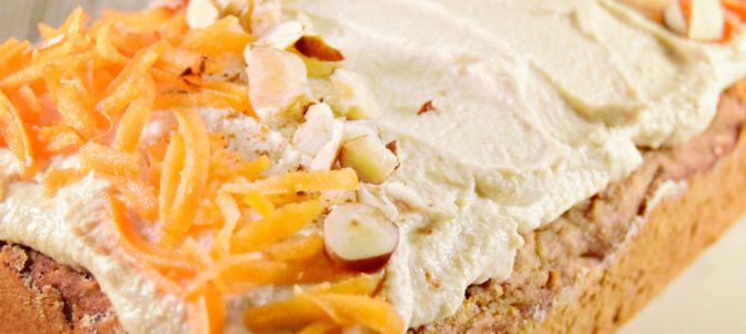 Carrot Cake with Cashew-Cream Frosting